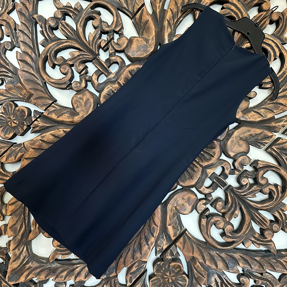 BLUE Sheath Dress - BANANA Republic - Size 0 - NWT - Blue DRESS - Navy Dress - Picture 2 of 9